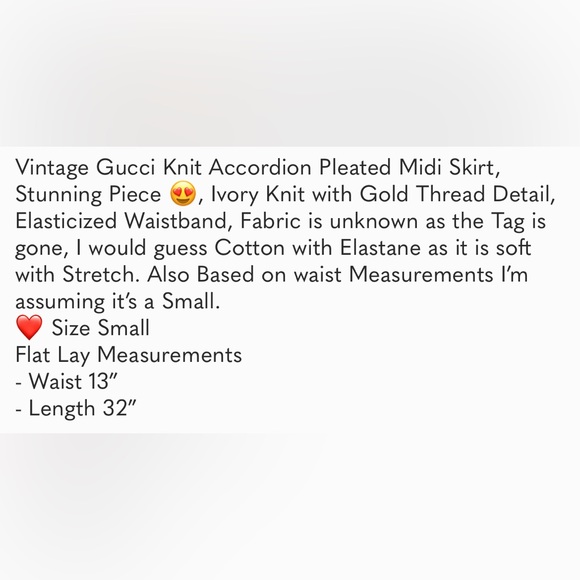 Vintage Gucci Skirt - Picture 10 of 10